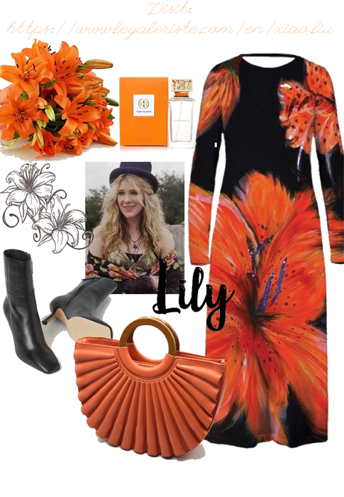Tiger Lily. Color trend: orange