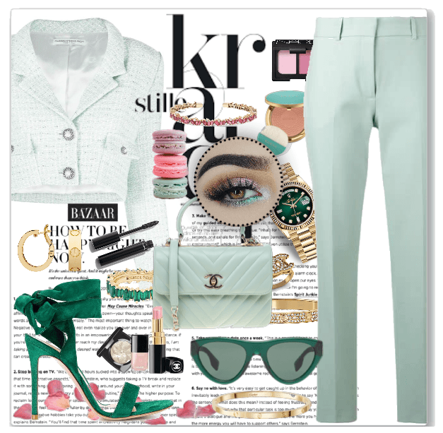 Mint and green outfit