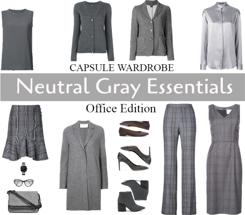 Capsule wardrobe: Neutral Gray Essentials