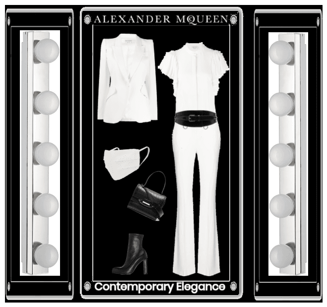 Alexander McQueen - White with Black Accents