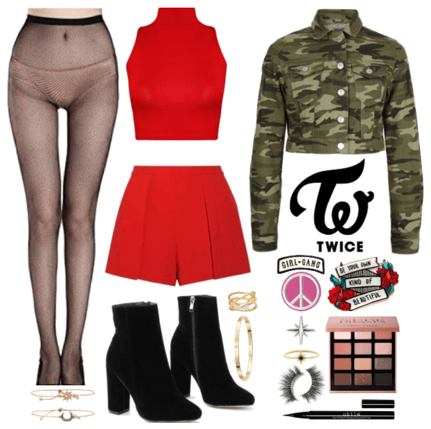 Twice Like Ooh Ahh Mv Inspired Outfit Shoplook