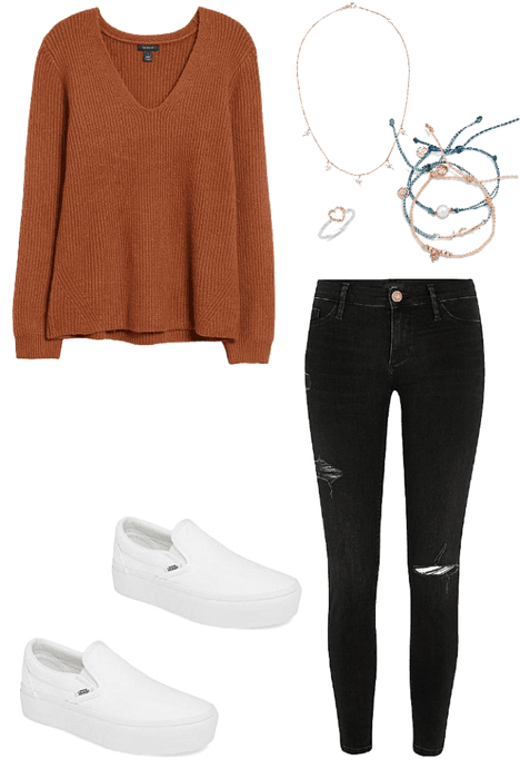 aesthetic cute fall outfit🍁🍂