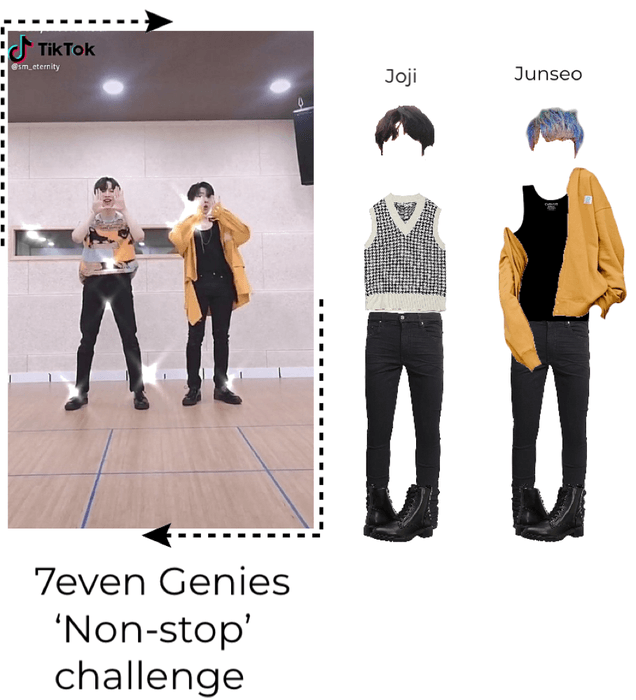 Joji & Junseo 7even genies ‘non-stop’ tiktok challenge