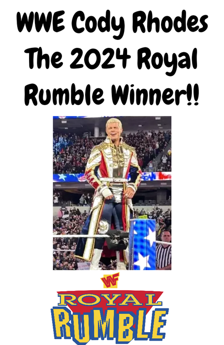 Cody Rhodes Royal Rumble Winner!!