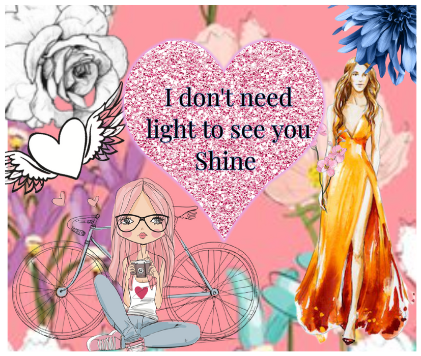 I don't need light to see you Shine