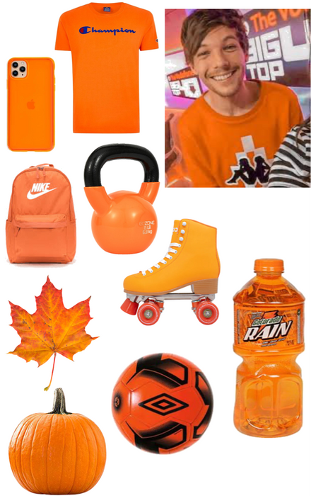 Louis Tomlinson orange