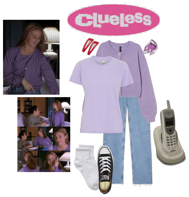 Clueless-Inspired Lavender Outfit