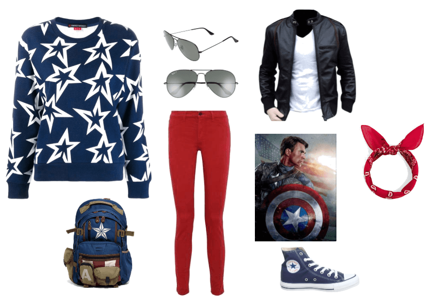 Cute Captain America outfit