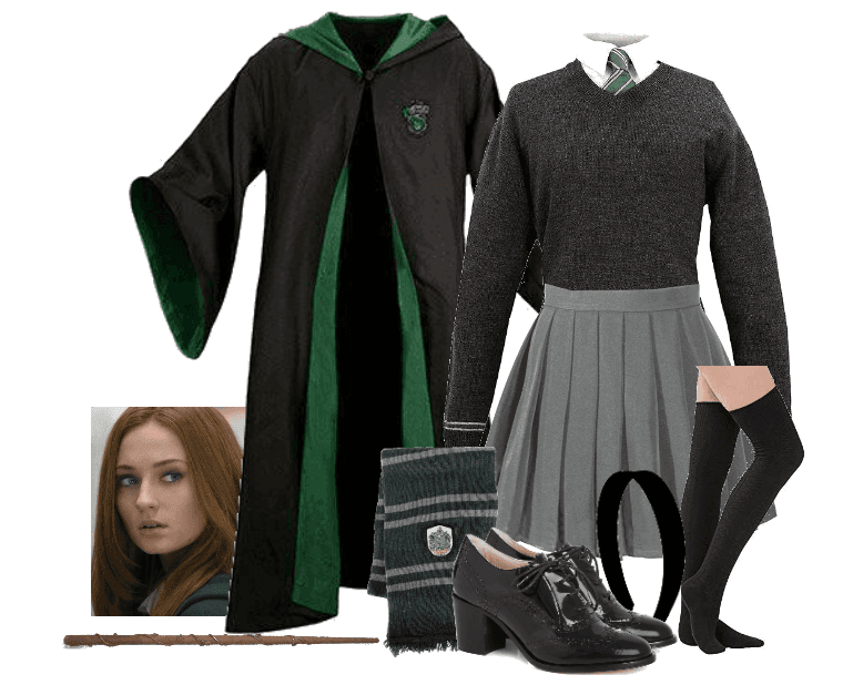 Gwen/Rose Potter : Slytherin Uniform