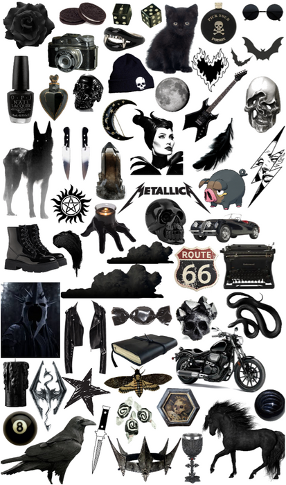 all my favorite things- in black