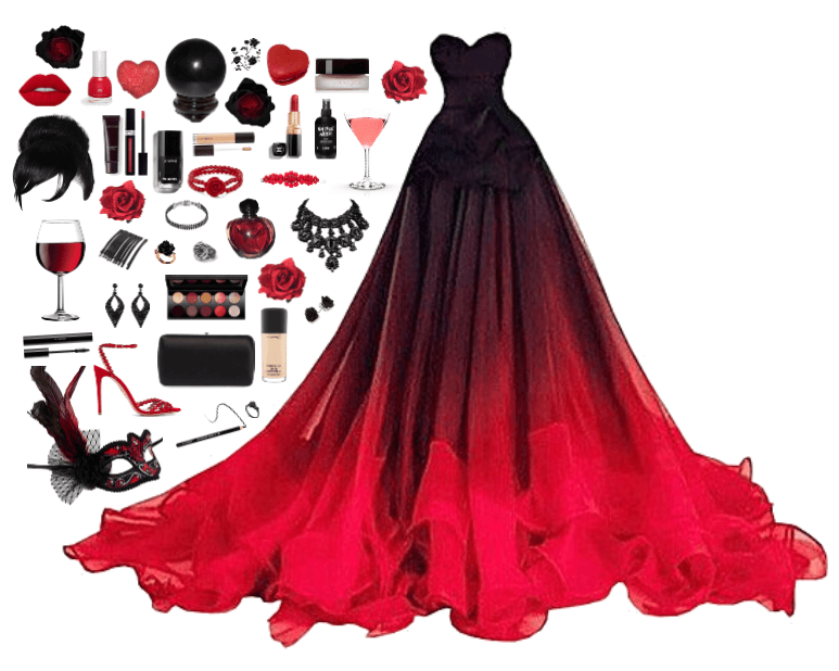 Red & Black Masquerade