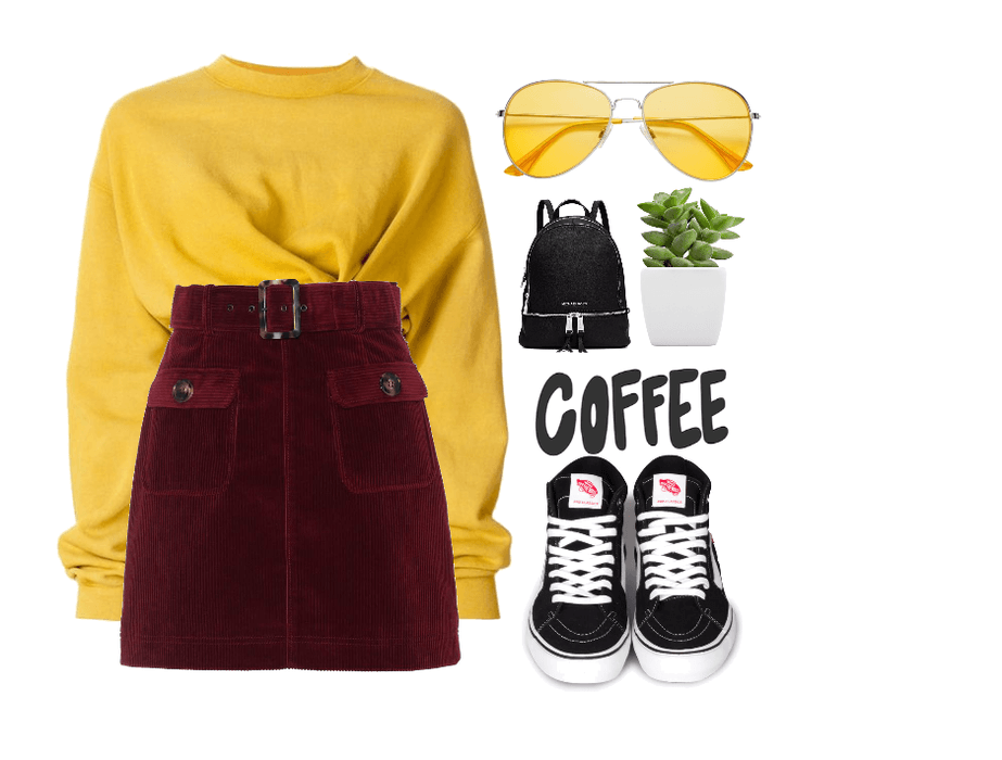 Yellow everyday outfit/♥♥♥