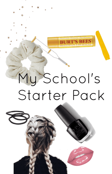 The starter pack for my school