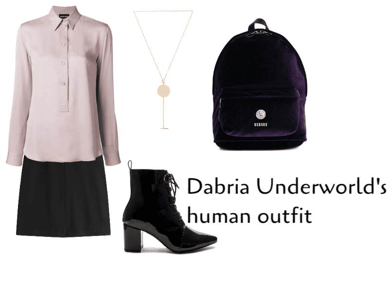 Dabria Underworld's casual outfit