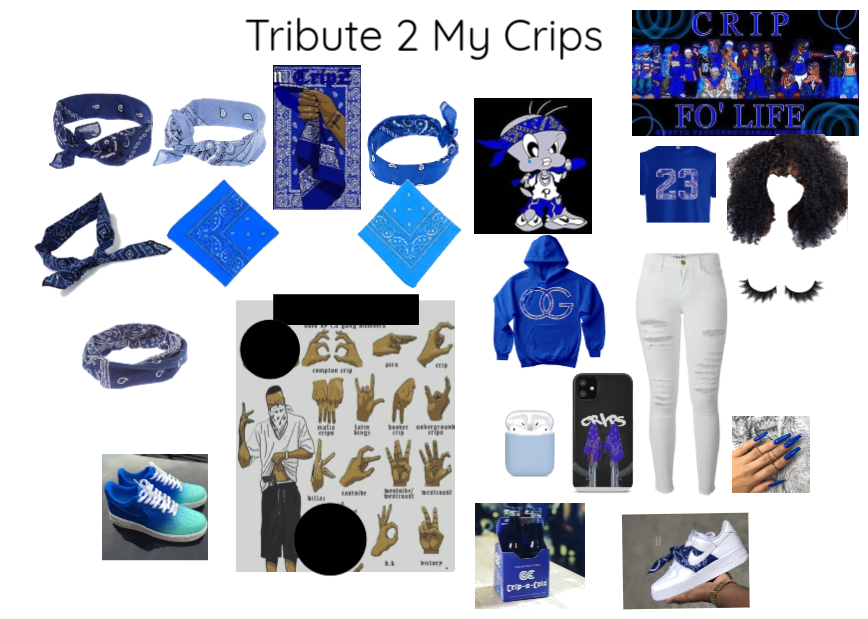 Tribute 2 My Crips Outfit | ShopLook