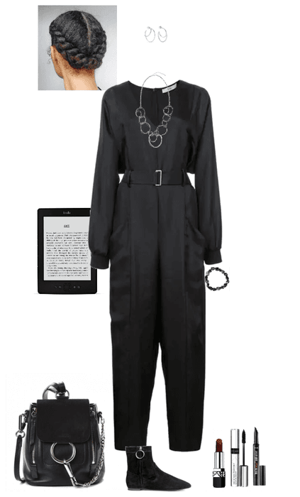 black work jumpsuit (Aoife)