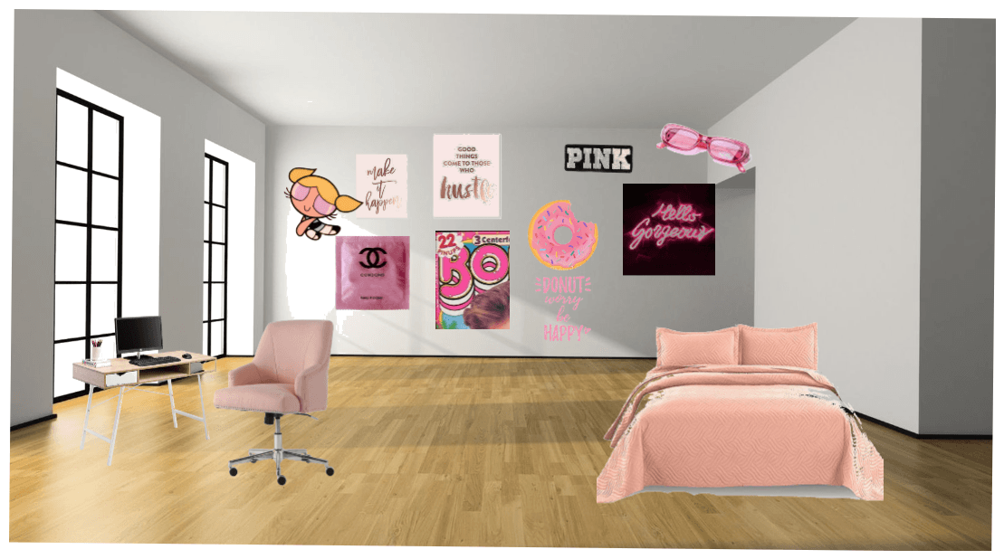 Pink Soft girl room