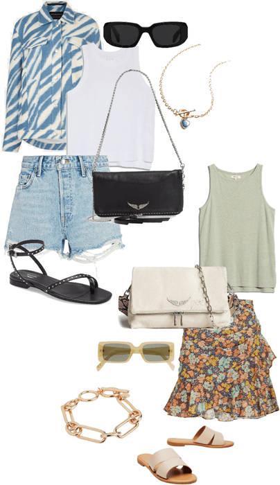 2 outfit options for summer nights 💙