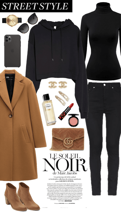 Black and Brown Winter Style