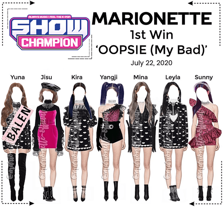 MARIONETTE (마리오네트) [SHOW CHAMPION] ‘OOPSIE (My Bad) | 1st Win