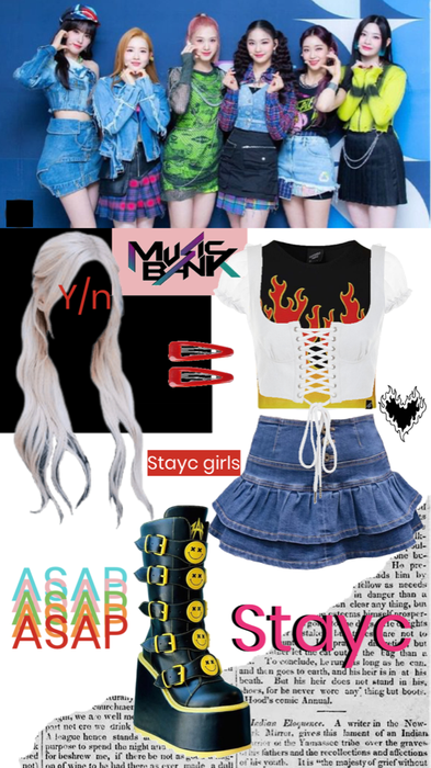 ASAP~ Stayc stage outfit