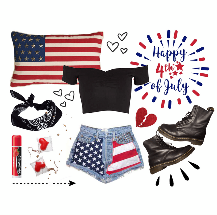 Edgy Chic For July 4th