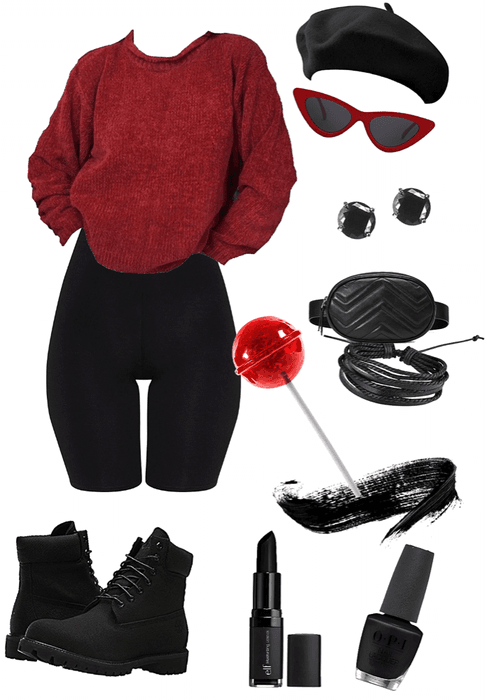 black & Red coll