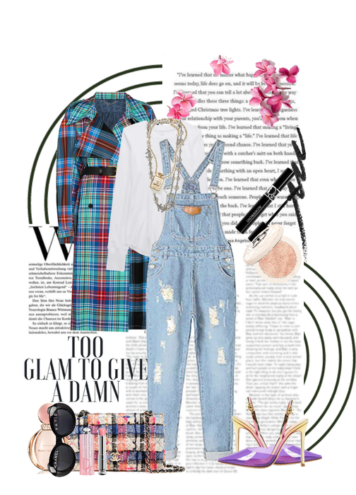 Dungarees but glam
