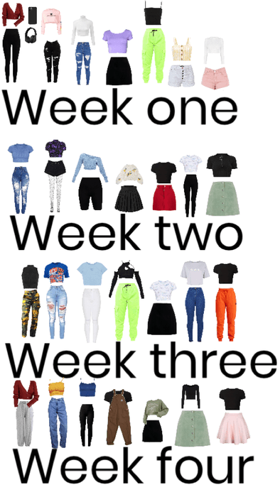what I would were in week
