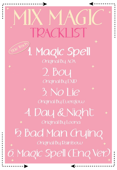 《6mix》'MIX MAGIC' Tracklist