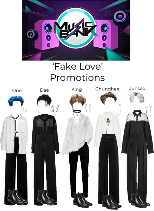 Music Bank ‘Fake Love’ promotions