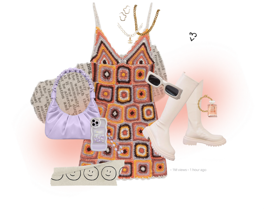 Crochet Dress INspo Outfit