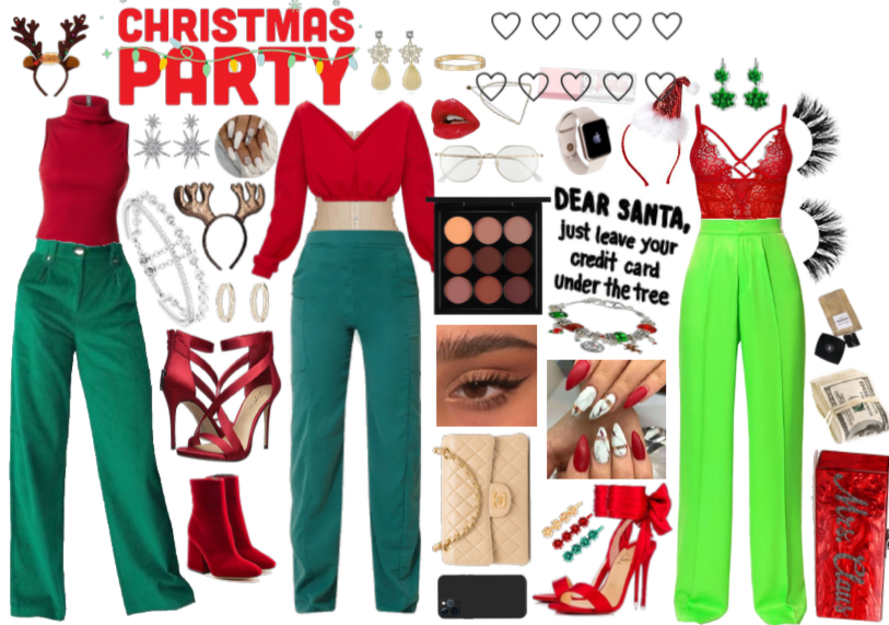 Holiday Christmas party outfits