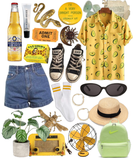 yellow monochromatic summer style