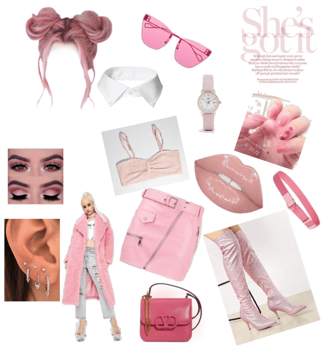 PINK LOOK OF A RICH GIRL