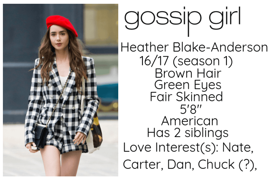 My Gossip Girl OC - Heather Blake-Anderson