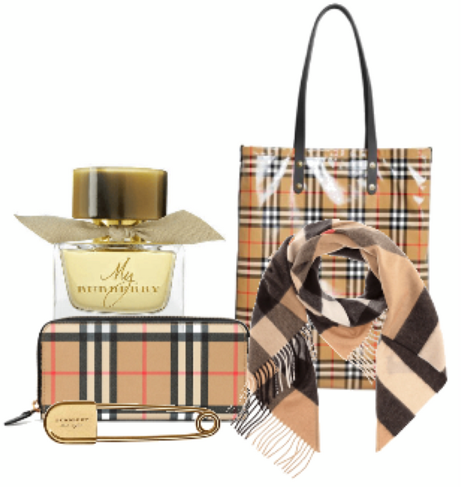 gifts from Burberry