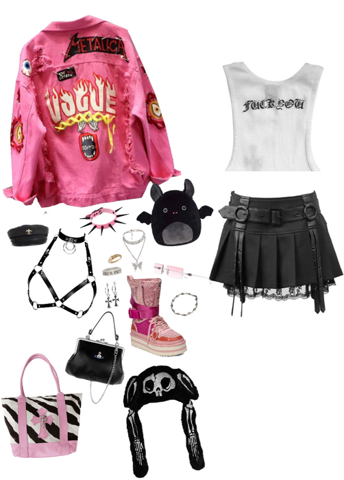 Barbie’s Punk side Outfit | ShopLook