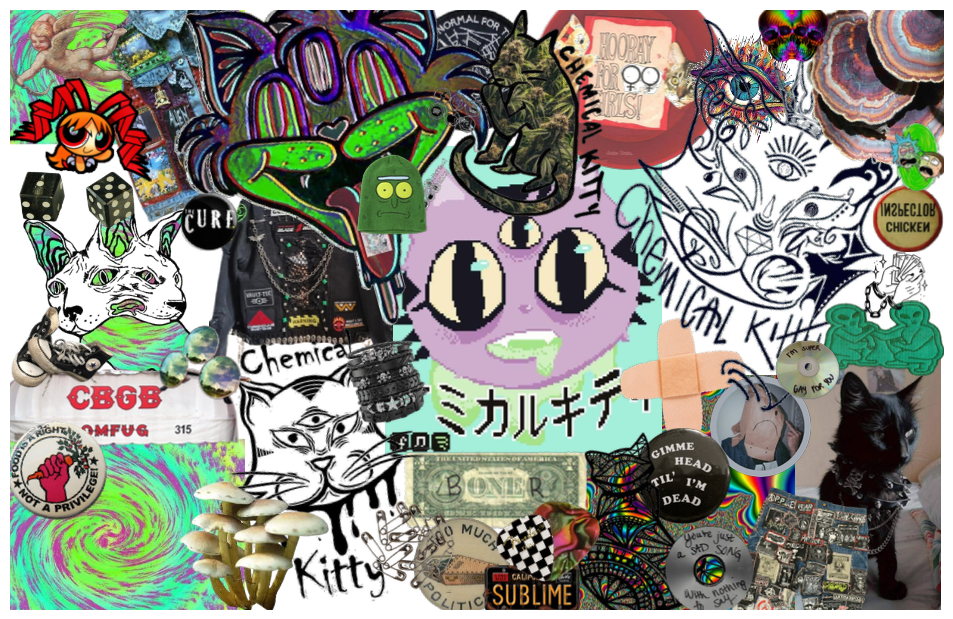 Chemical Kitty Collage