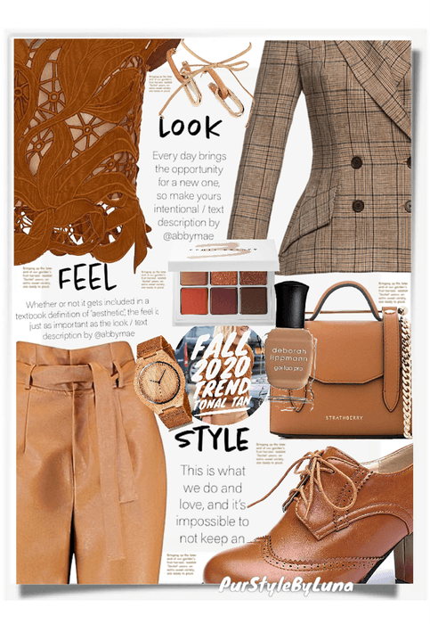 Fall Trends 2020: Tonal Tan And Leather