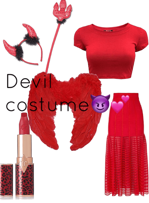 devil Halloween costume!👻😈(part one)