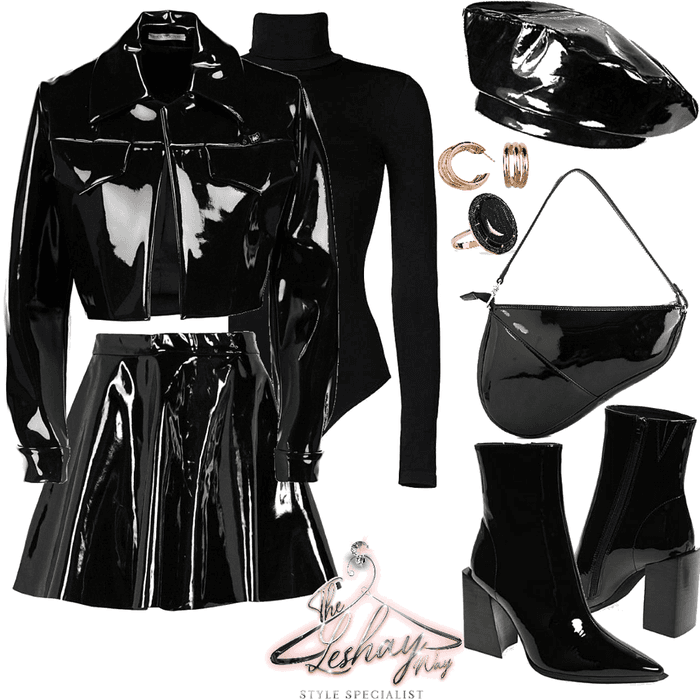PVC Black Panther Leather Coord 🖤✊🏿