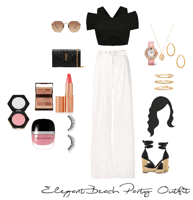 Elegant Beach Party Outfit
