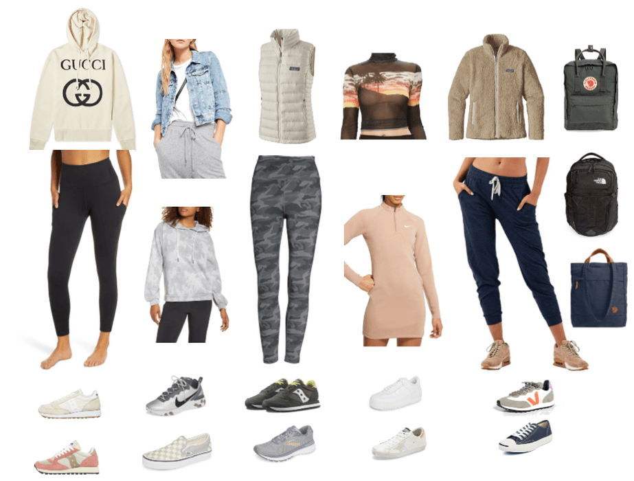 outfits for the athleisure (single) girl