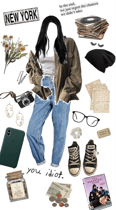 Cute vintage aesthetic outfit