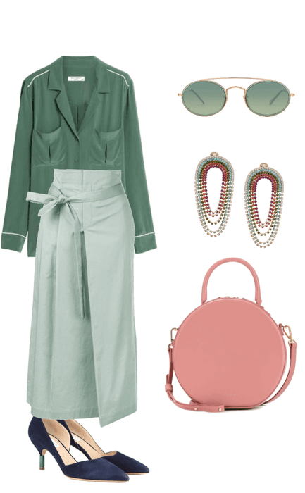 mint and coral