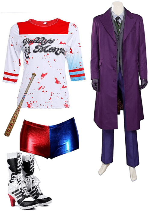 joker and Harley Quinn costume