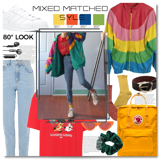 "Mixed and matched style"