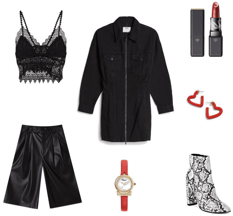 Leather and Lace Valentine