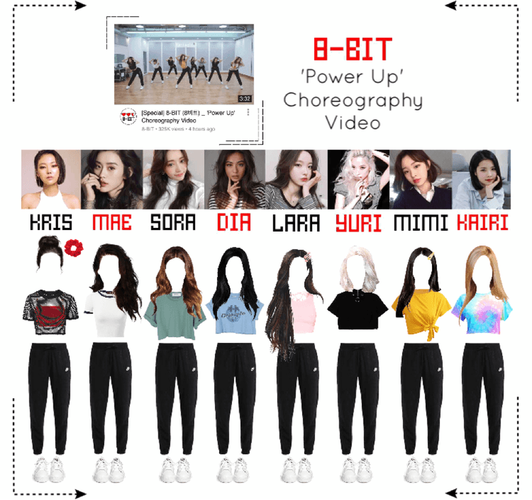 ⟪8-BIT⟫ 'Power Up' Choreography Video Outfit Set